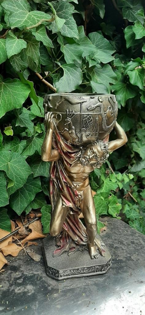Statue Atlas - Décorative et unique !, Antiquités & Art, Art | Sculptures & Bois, Enlèvement ou Envoi