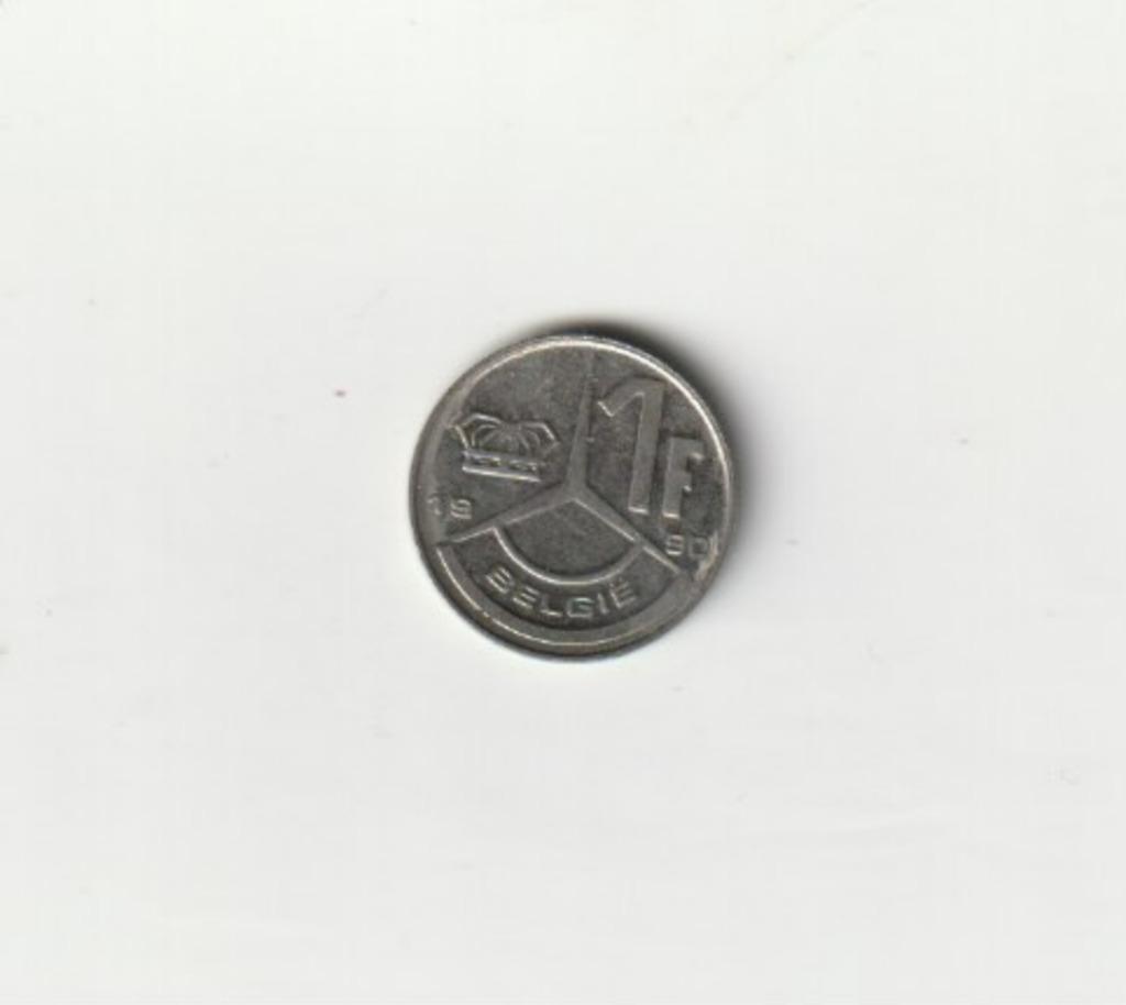 BELGIE BELGIUM BAUDOUIN 1 FRANK 1990 NL, Ophalen of Verzenden, Setje