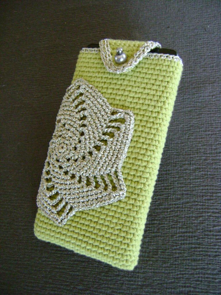 Gehaakt hoesje voor gsm, Verzenden