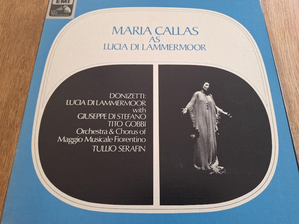 Donizetti / Callas - Lucia Di Lammermoor Box 3 x Lp's Vinyl, Gebruikt, Opera of Operette, Ophalen of Verzenden, Romantiek