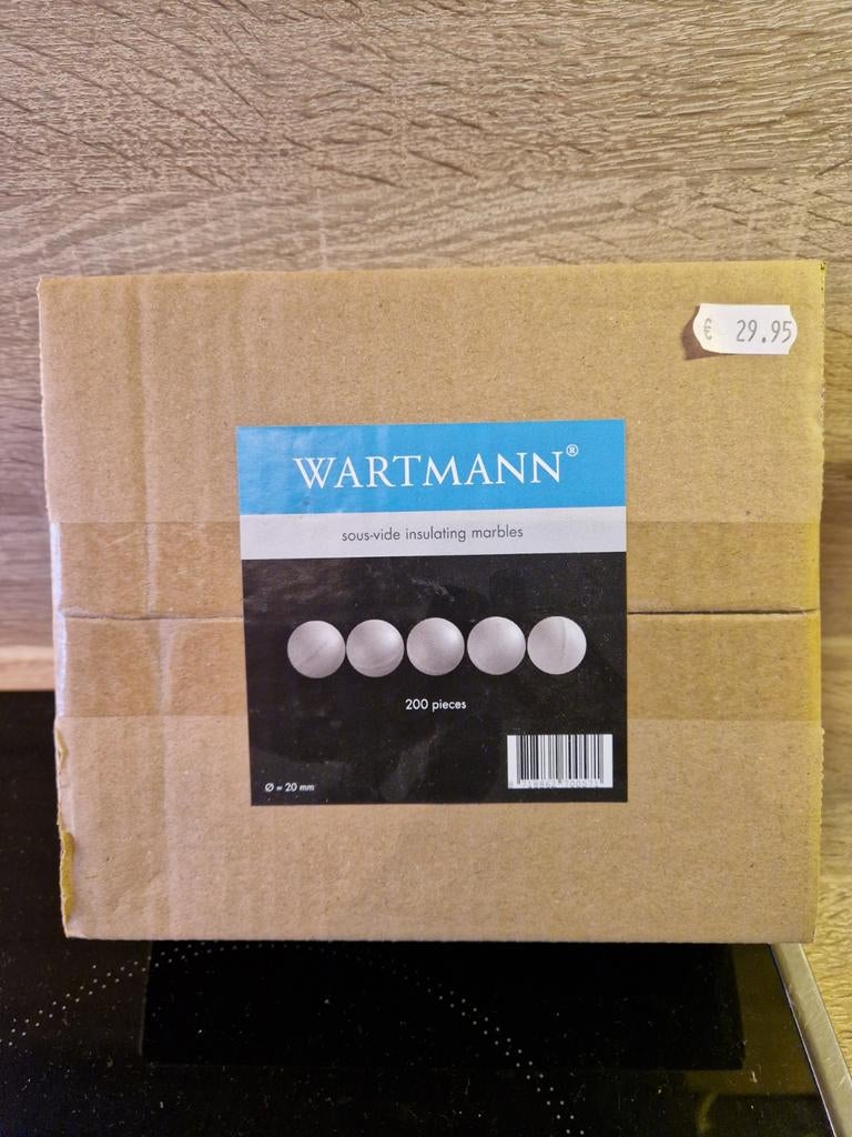 Wartmann sous vide insulating marbles 200 stuks, Elektronische apparatuur, Ophalen of Verzenden