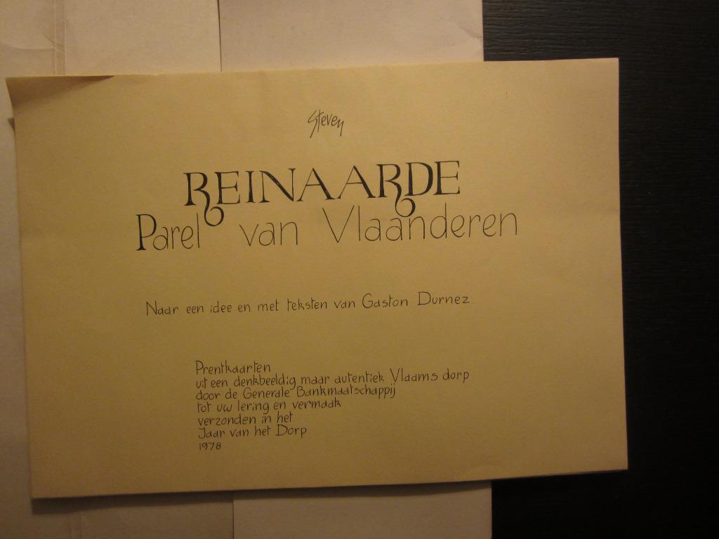 Reinaarde  Parel van Vlaanderen, Ophalen of Verzenden