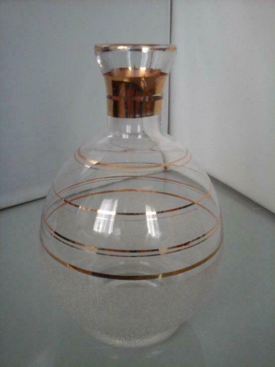 Art Deco glazen vaas / fles uit Boom / Vlaanderen jaren 30, Antiek en Kunst, Antiek | Vazen, Verzenden