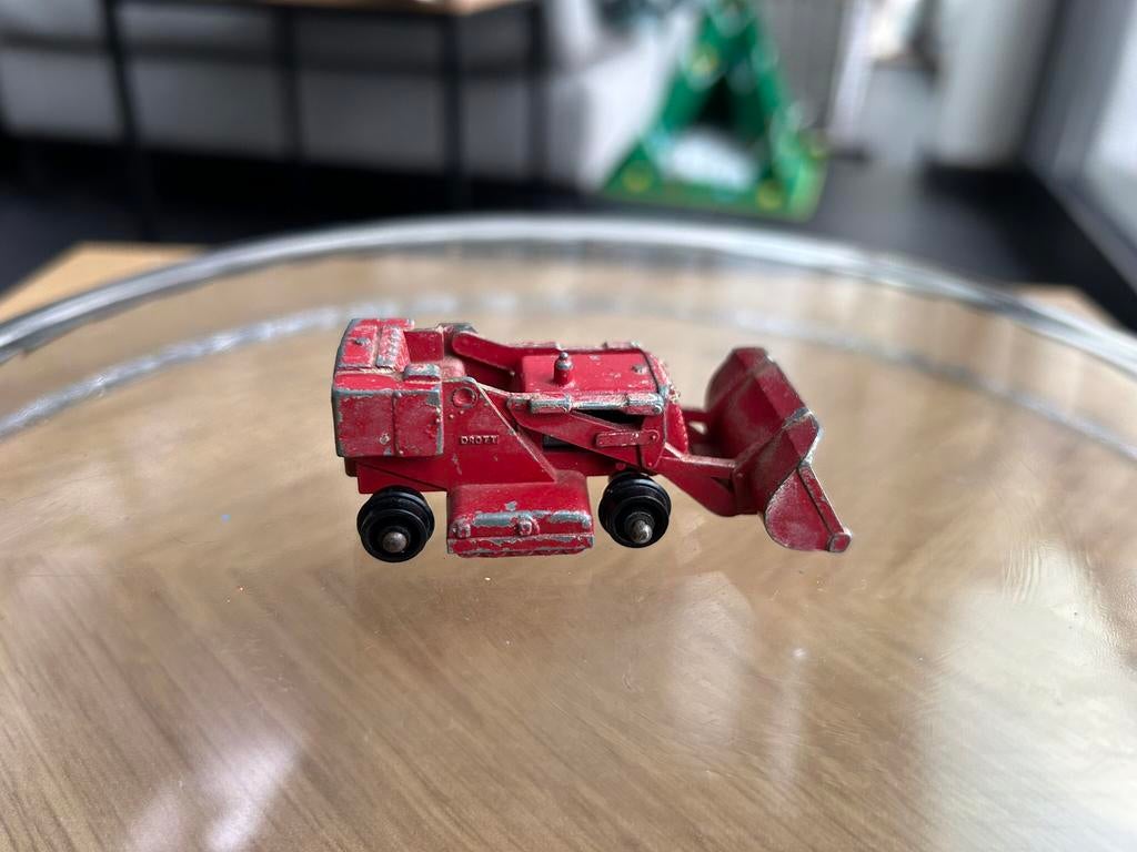 Matchbox Lesney Drott Excavator nr 58-B 1962 rode variant, Ophalen of Verzenden