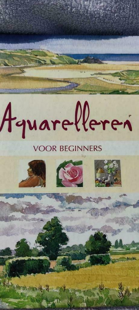 Tekenen aquarel schilderen paarde naakt pastel bomen technik, Enlèvement, Comme neuf, Dessin et Peinture
