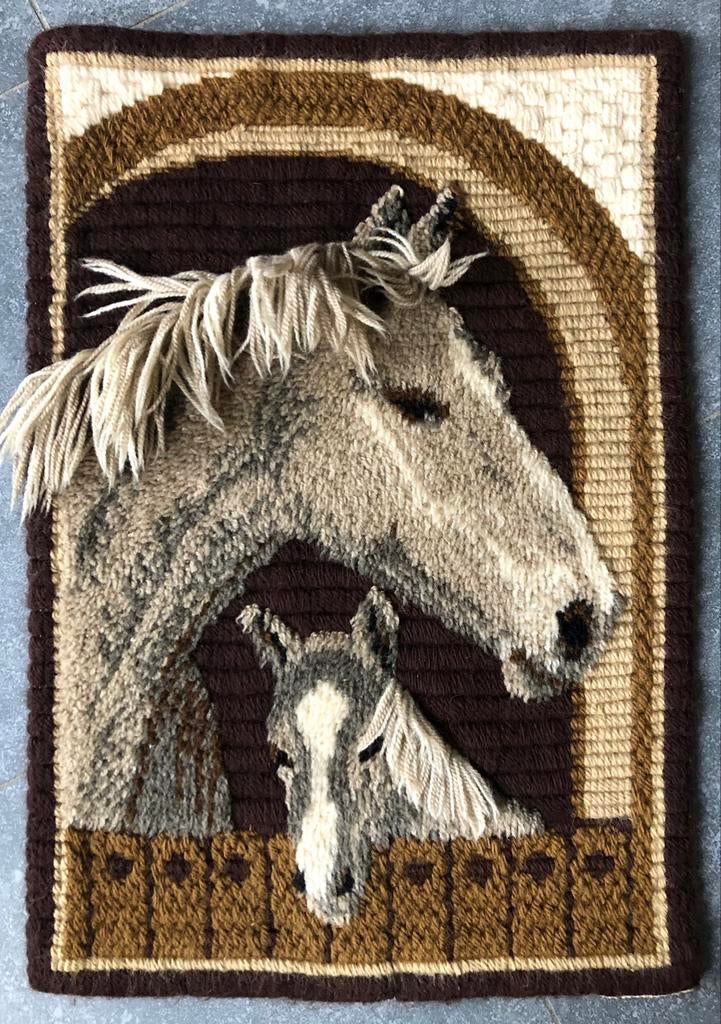 Tapisserie murale cheval avec poulain, Enlèvement ou Envoi
