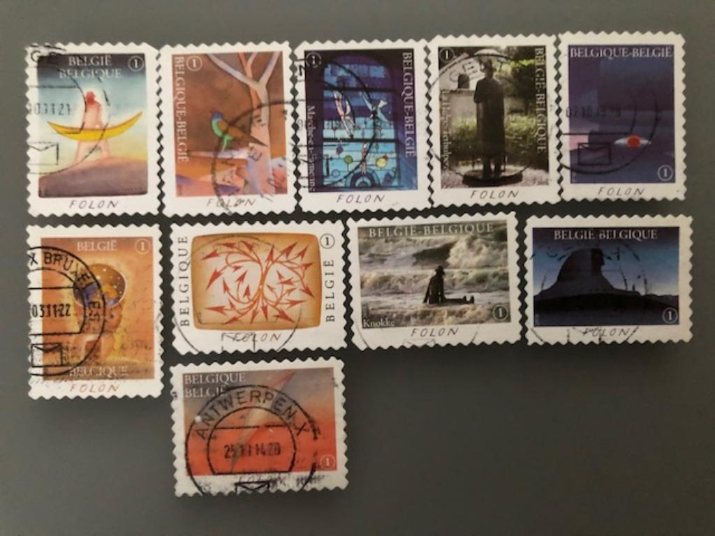 postzegels, Postzegels en Munten, Postzegels | Europa | België, Gestempeld, Frankeerzegel, Overig, Gestempeld, Ophalen of Verzenden