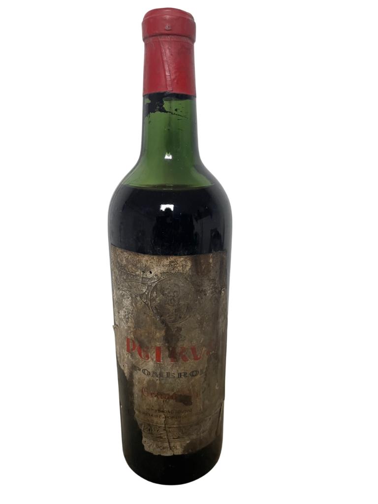 1 bout Chateau PETRUS 1952 Pomerol, Gebruikt, Frankrijk, Ophalen of Verzenden, Rode wijn