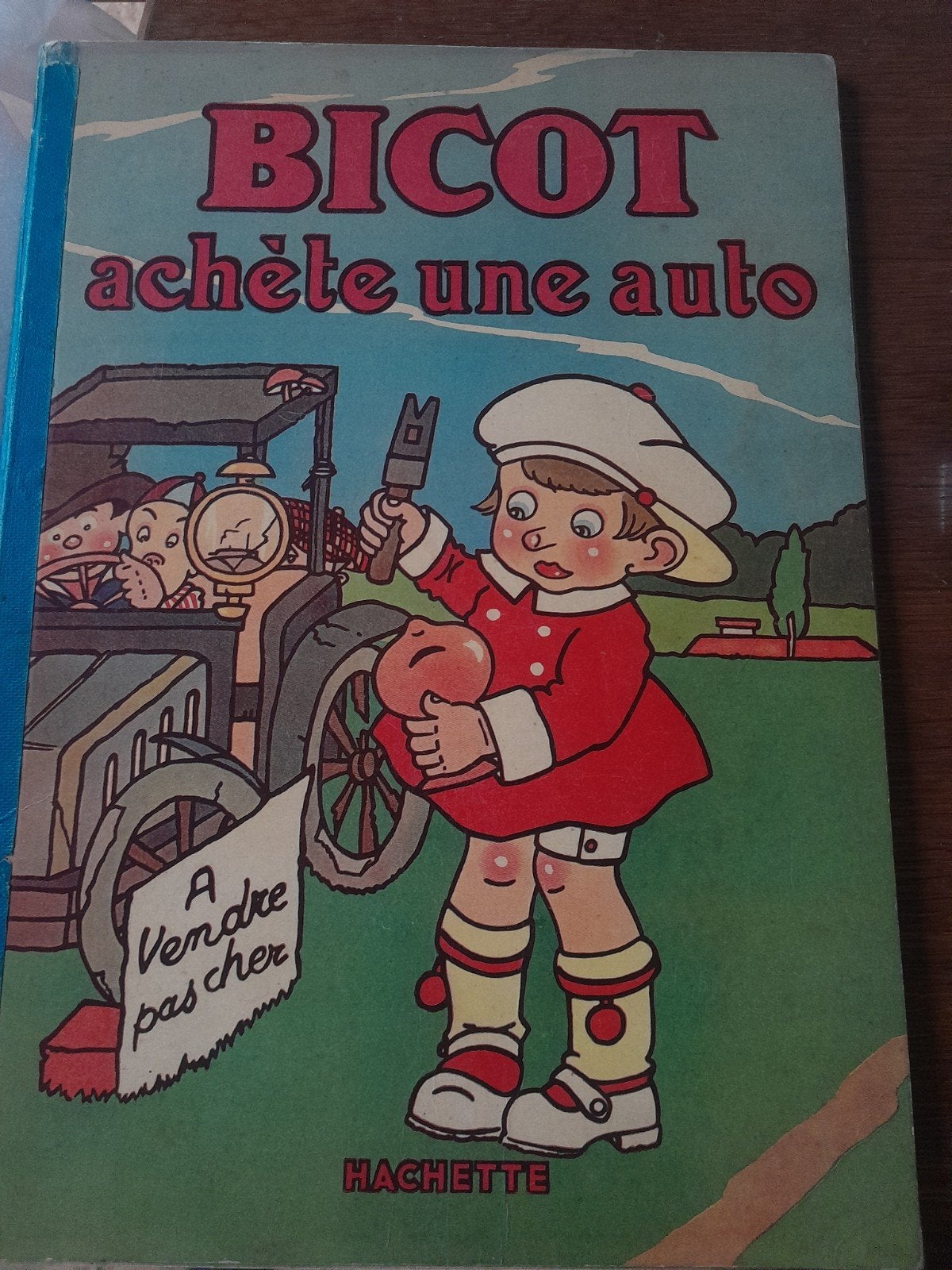 Bande dessinée 'Bicot achète une auto' de 1939, Enlèvement