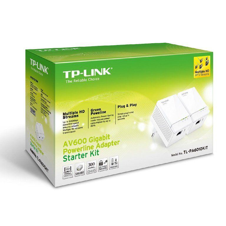 TP-Link AV600 Powerline Adapter Starter Kit, Computers en Software, Powerlines, Ophalen of Verzenden, Gebruikt