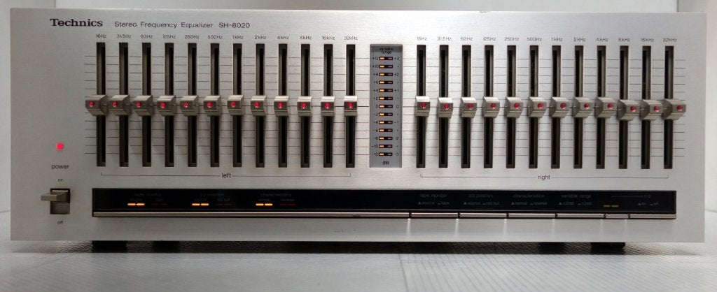 Vintage “TECHNICS SH 8020” Stereo Equalizer 12 Bands, Ophalen, Gebruikt, Stereo, Overige merken