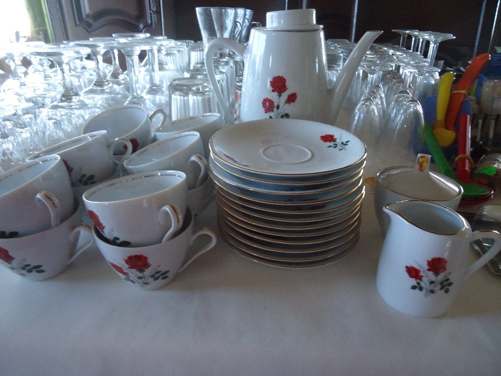 koffieservies, Ophalen