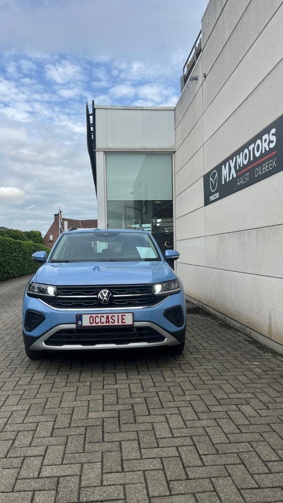Volkswagen T-Cross Life Business 1.0 TSI DSG, Auto's, Volkswagen, Blauw, Bedrijf, 5 deurs, 3 cilinders