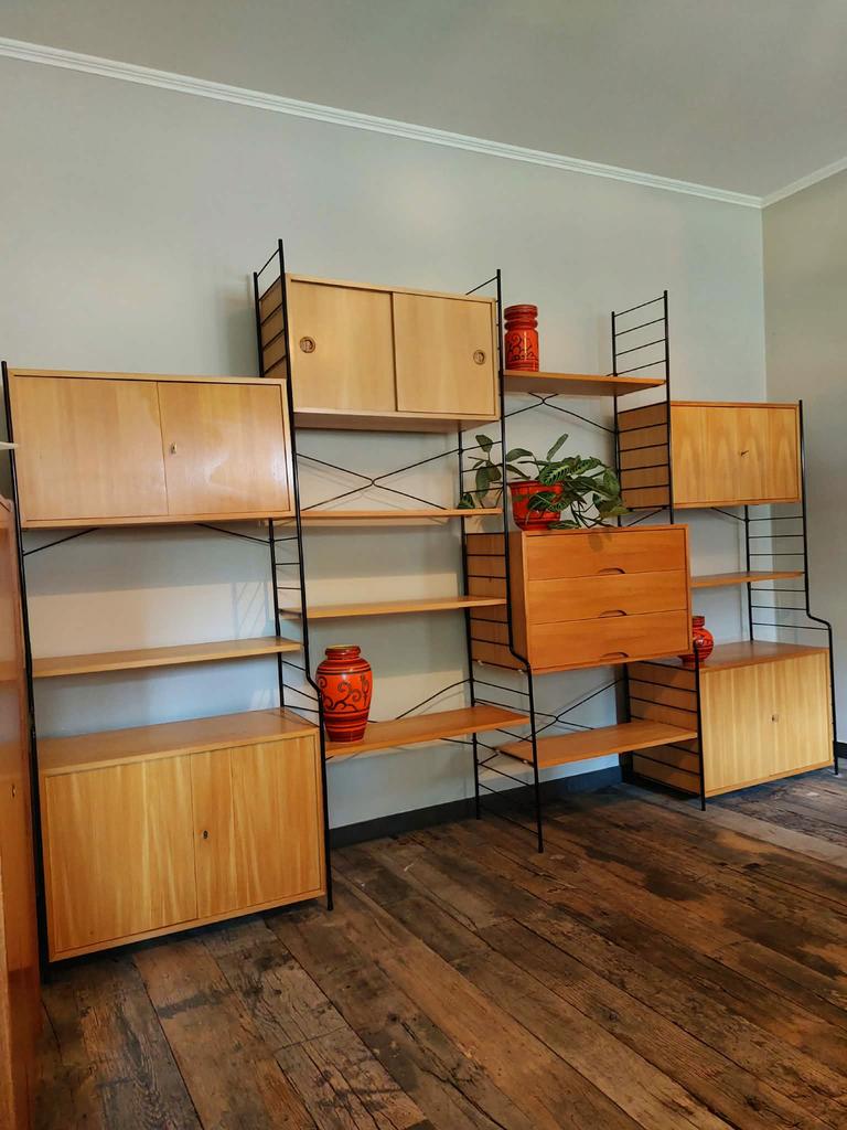 Vintage modulair wandsysteem, Huis en Inrichting, Ophalen, Zo goed als nieuw