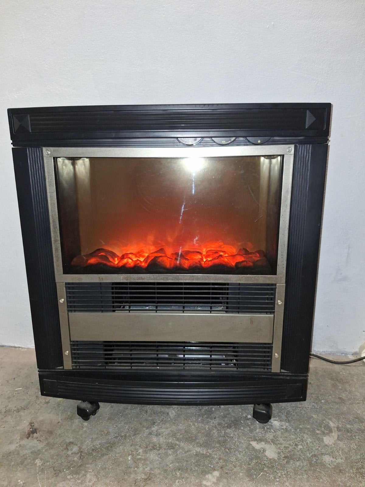 RÉCHAUD ÉLECTRIQUE FLAMMES FACTICES RÉGLABLES, Enlèvement