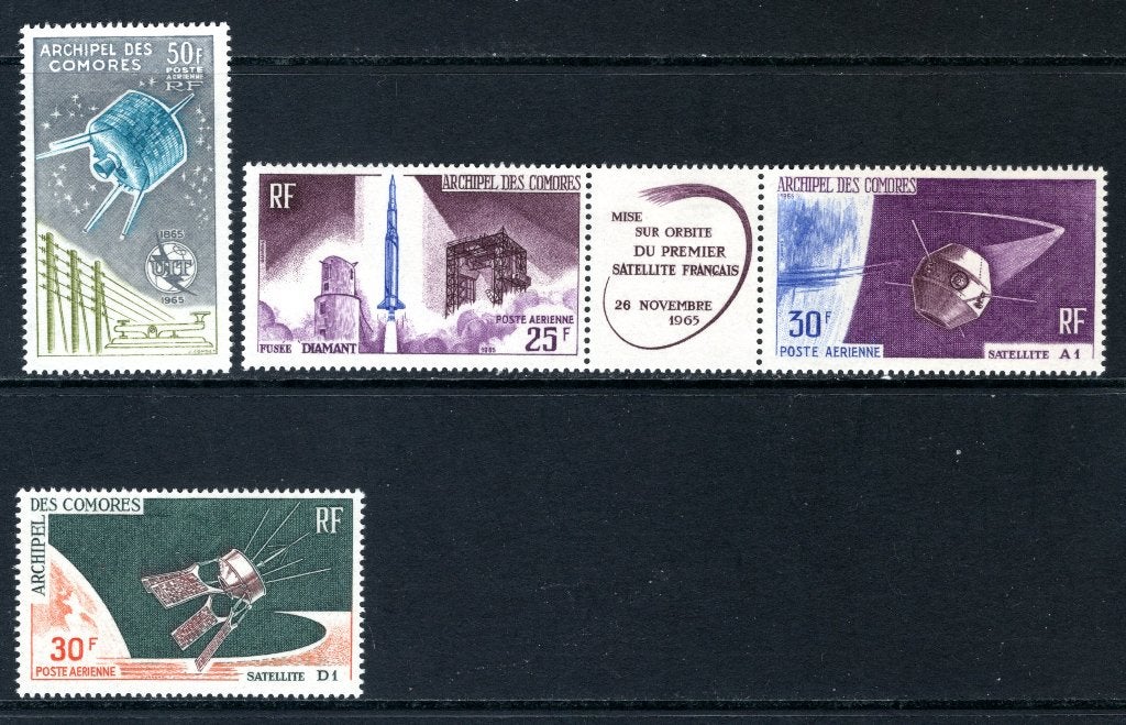 Comores Lot de timbres MH, Envoi, Autres pays, Non oblitéré