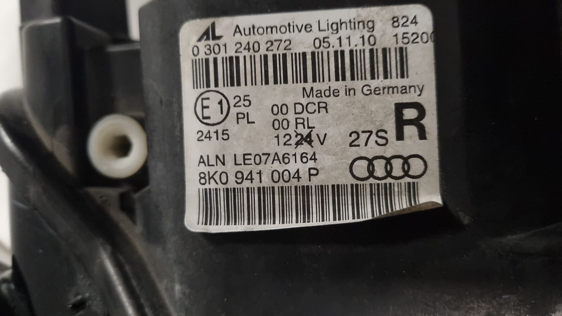 AUDI A4 B8 XENON LEDKOPLAMP RECHTS 8K0941004P COMPLEET, Gebruikt, -, -, -