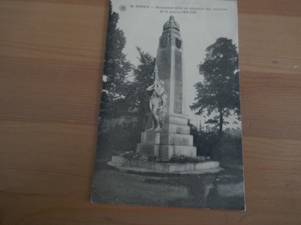 renaix monument de la guerre 1914-1918, Enlèvement ou Envoi, Affranchie, Flandre Orientale
