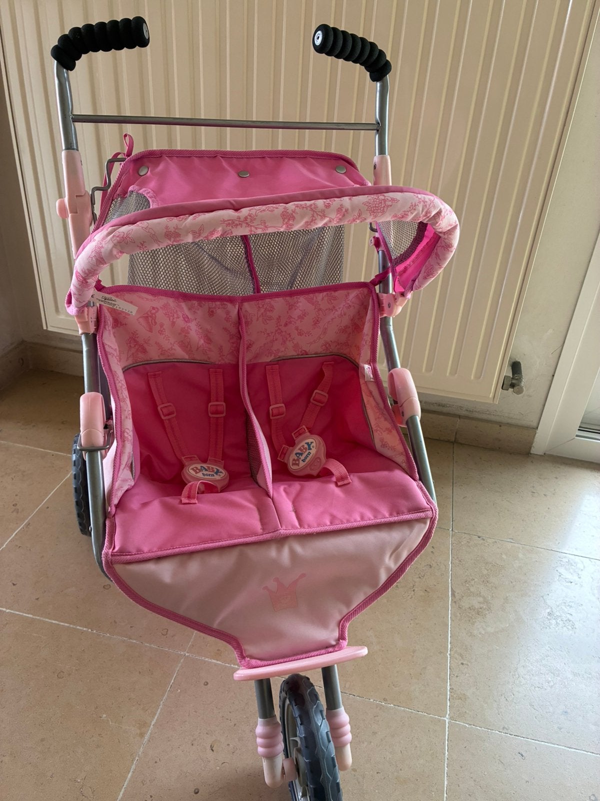 Poppenwagen babyborn tweeling, Kinderen en Baby's, Ophalen, Zo goed als nieuw