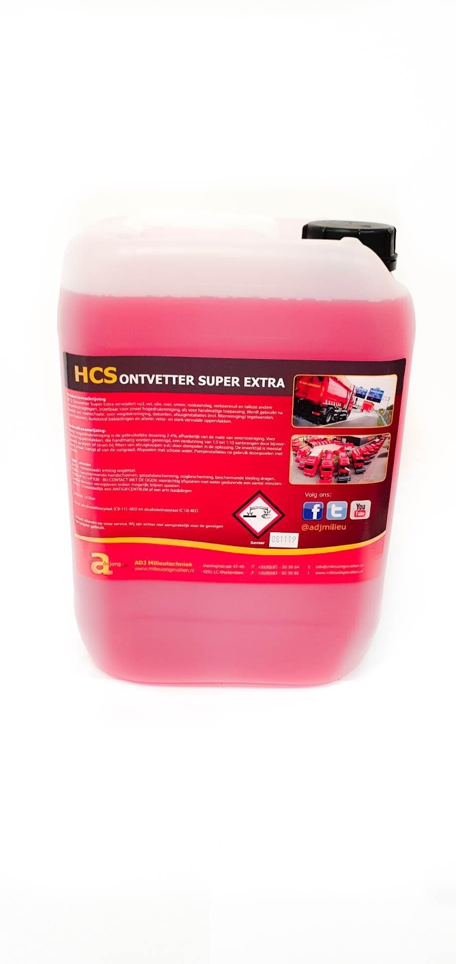 HCS Ontvetter Super (werkplaats cleaner), Ophalen, -, -, -
