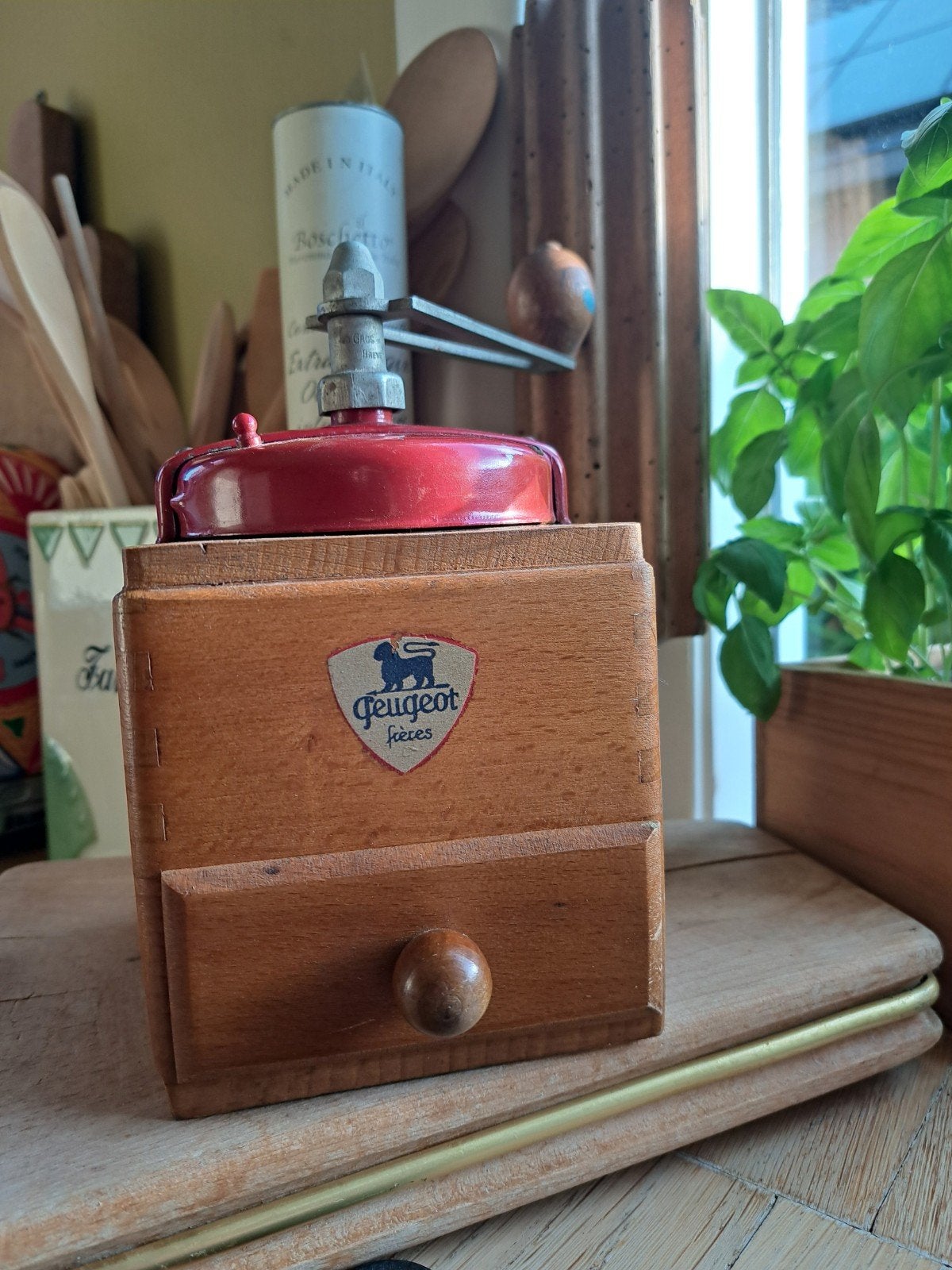 Antieke Koffiemolen Peugeot, Antiek en Kunst, Antiek | Keukengerei, Ophalen of Verzenden