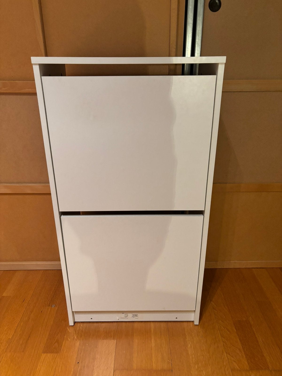 Schoenenkast 2 vakken, wit, 49x28x93 cm, Huis en Inrichting, Kasten | Schoenenkasten, Ophalen, Gebruikt