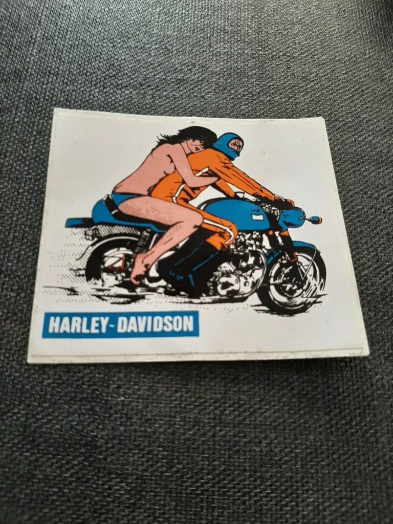 sticker harley davidson, Enlèvement