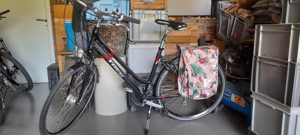 Dames fiets Trek, Fietsen en Brommers, Fietsen | Dames | Damesfietsen, Gebruikt, Velgrem, Versnellingen, 50 tot 53 cm