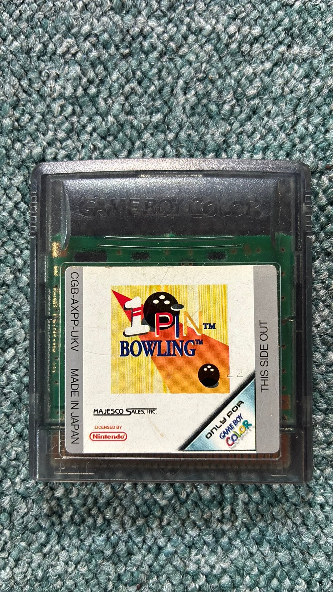 Game Boy Color game 1 Pin Bowling, Overige genres, 1 speler, Ophalen of Verzenden, Zo goed als nieuw
