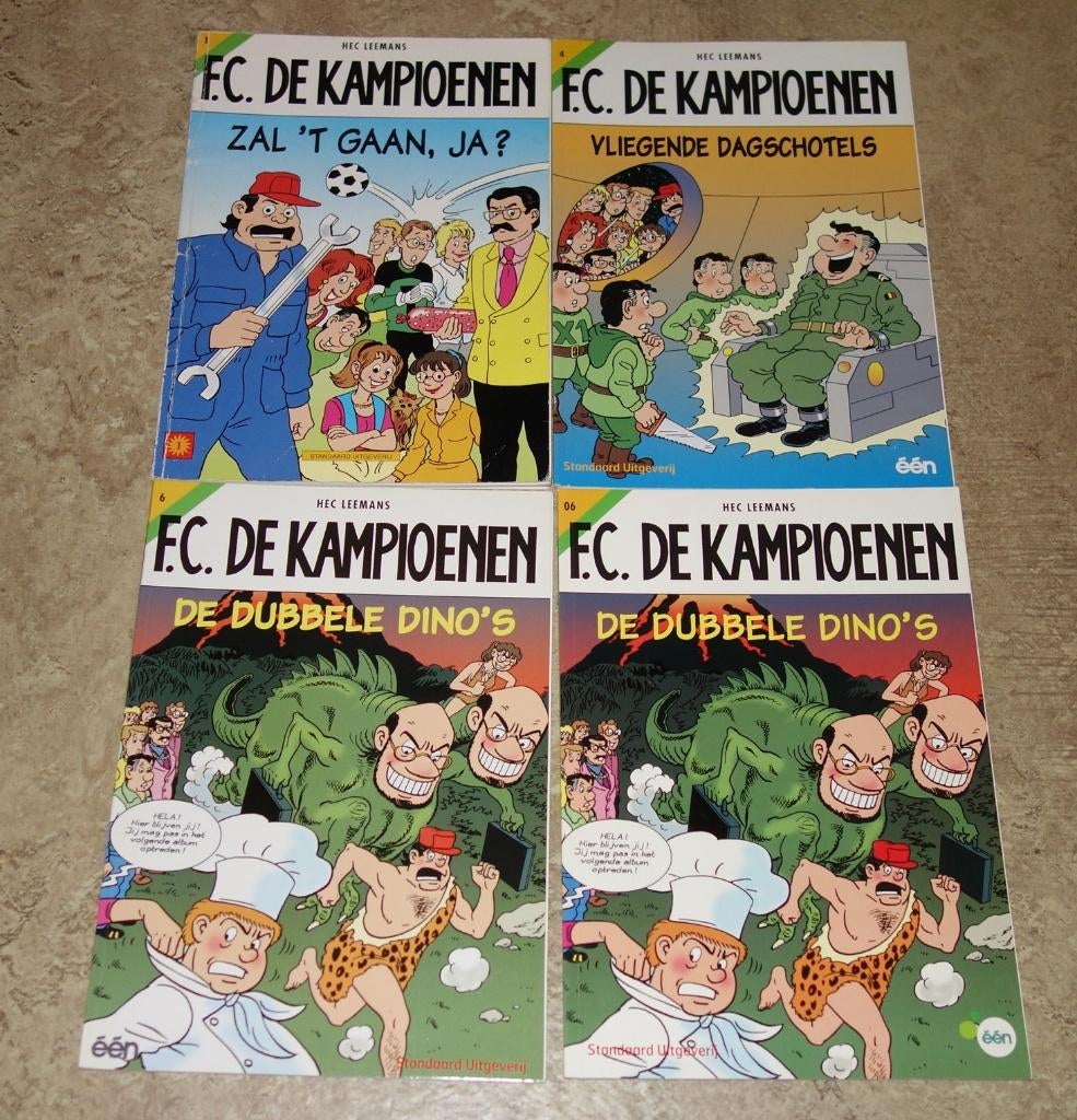 Verzameling strips F.C. De kampioenen + specials., Meerdere stripboeken, Ophalen of Verzenden, Gelezen, Hec Leemans