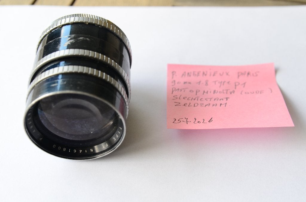 ancien objectif P. Angenieux P1 Paris 90mm 1.8, TV, Hi-fi & Vidéo, Appareils photo analogiques, Enlèvement ou Envoi, Utilisé, Reflex miroir