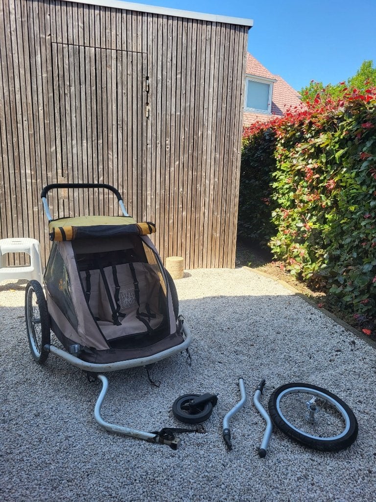 Fietskar Crooser 535 voor 2 kinderen, Ophalen, Gebruikt, Opvouwbaar, Croozer