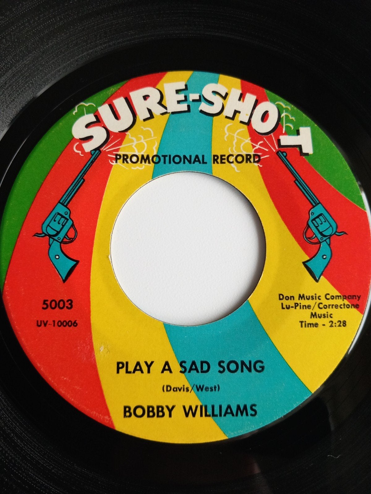 BOBBY WILLIAMS. PLAY A SAD SONG. R&B 60S USA 45T, Ophalen of Verzenden