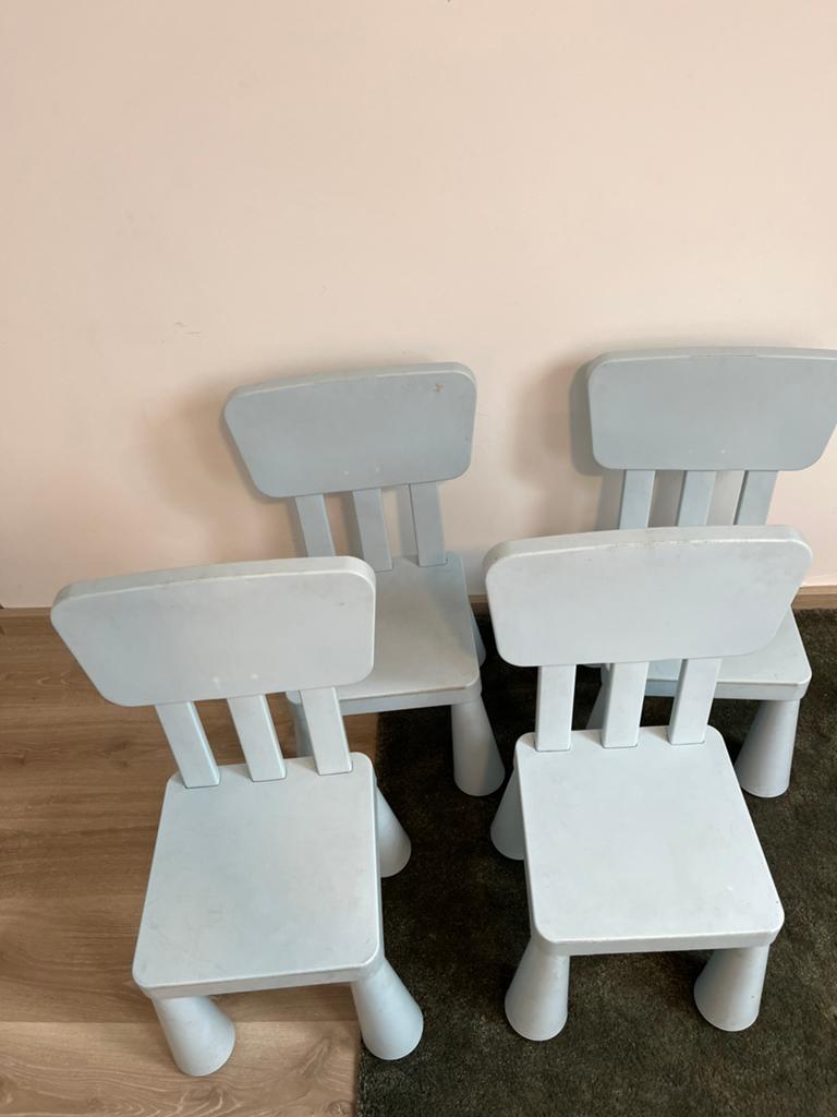 4 ikea kinderstoelen, Kinderen en Baby's, Ophalen, Gebruikt, Stoel(en)