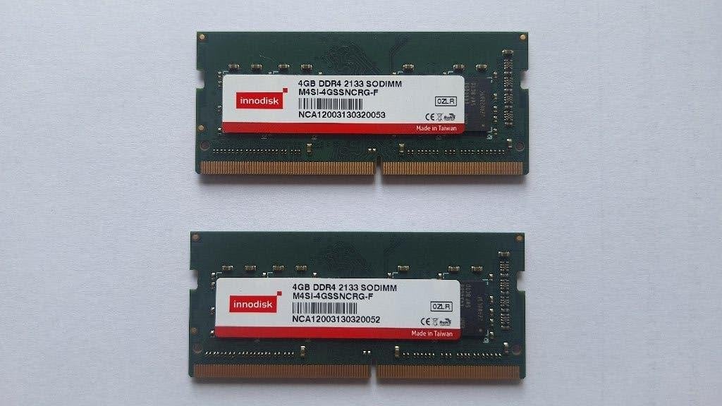 8 GB RAM-kit (2x4 GB) DDR4-2133 SODIMM — Innodisk, Computers en Software, DDR4, Ophalen of Verzenden, Zo goed als nieuw, Laptop