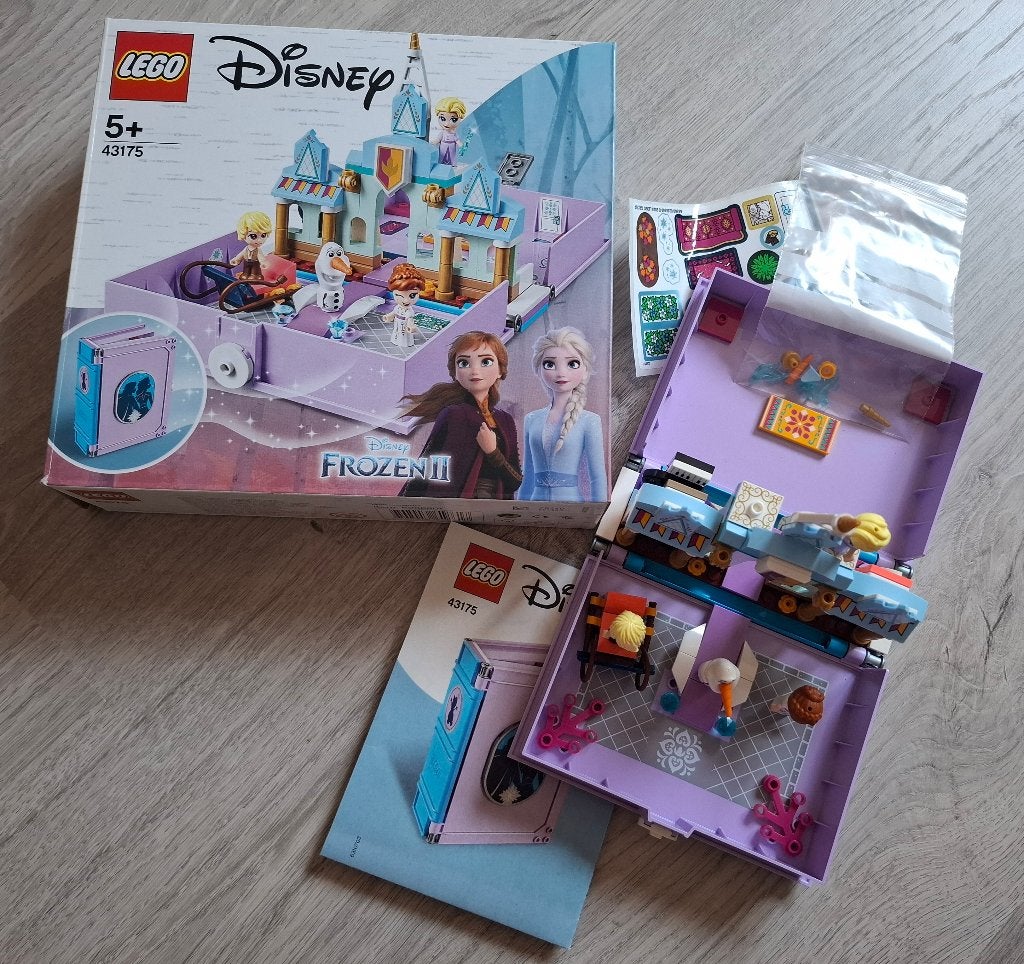 LEGO 43175 Disney Frozen Anna's en Elsa's verhalenboek, Ophalen, Lego, Zo goed als nieuw, Complete set