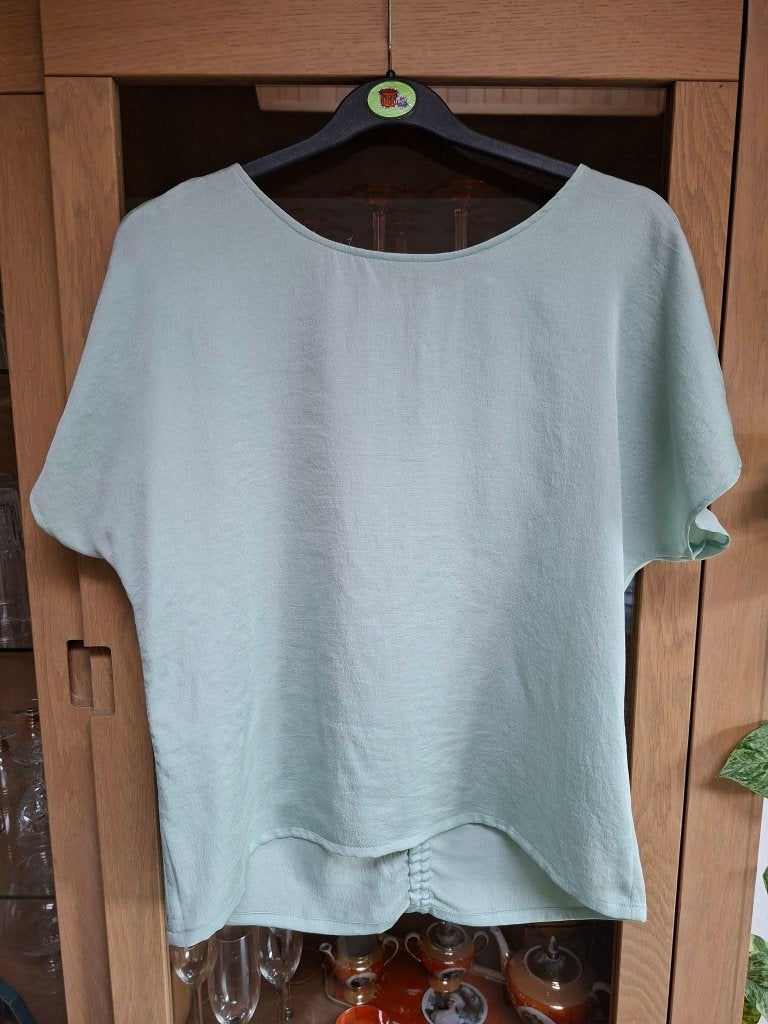 Xandres: mintgroene damesblouse (Maat 38), Maat 38/40 (M), Ophalen of Verzenden, Gedragen, Xandres