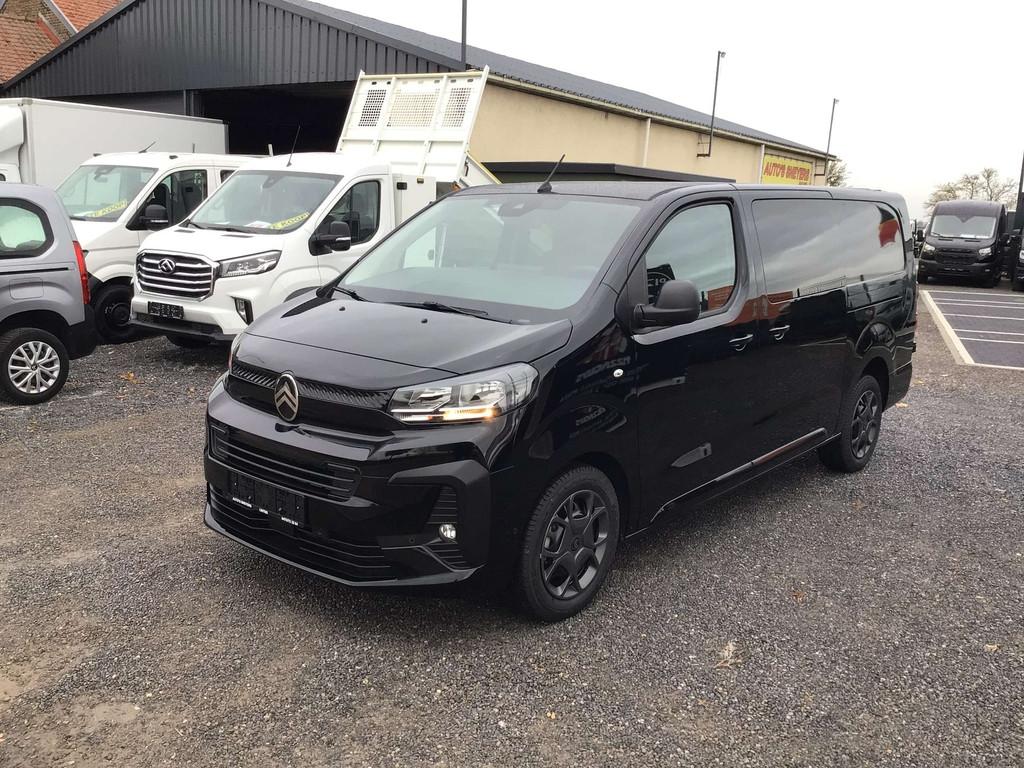 Citroen Jumpy l3 180pk automaat 2025 dubbel/cabine full/opti, Auto's, Citroën, Automaat, Stof, 4 cilinders, Zwart