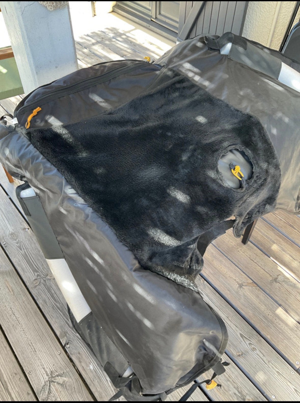 Vespa beenkleed 2 touwtjes missen!, Ophalen
