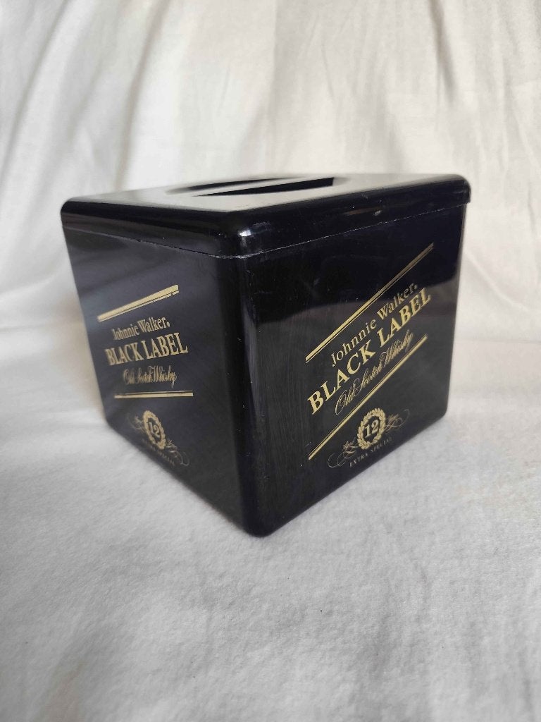 Vintage Johnnie Walker Black Label ijsemmer, Ophalen of Verzenden, Gebruikt, Overige typen, Overige merken
