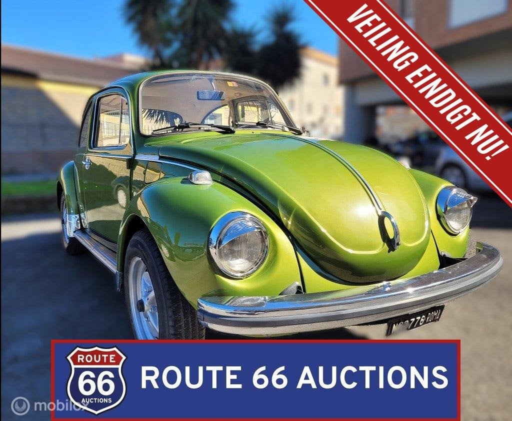 Volkswagen Beetle 1303 | 1974 | Route 66 Auctions, Auto's, Volkswagen, Zwart, Bedrijf, Handgeschakeld