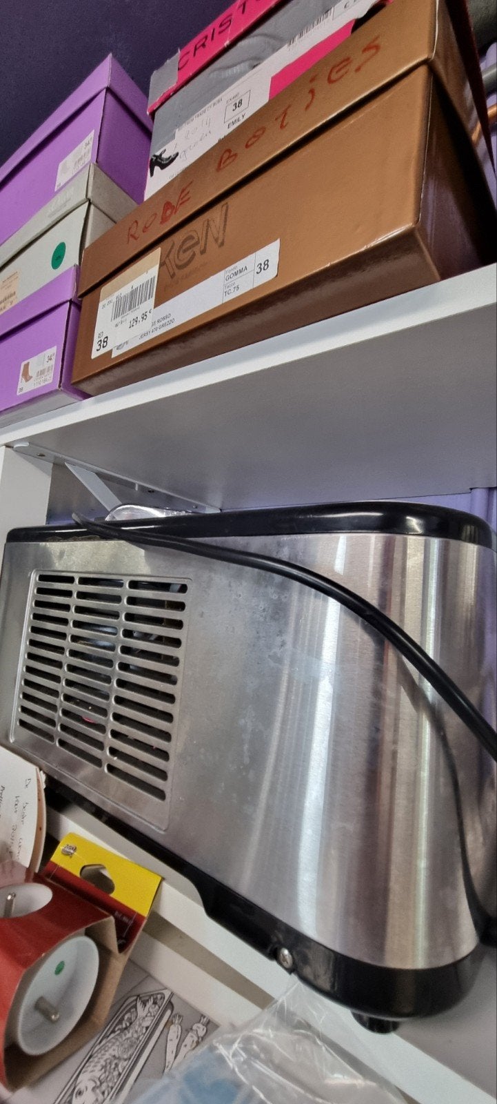 creme machine 1liter en half   met compresor  prefecioneel, Elektronische apparatuur, Ophalen