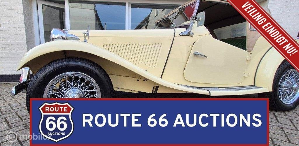 MG TD | 1951 | Route 66 Auctions, Autos, Achat, Entreprise, Boîte manuelle, Autre carrosserie