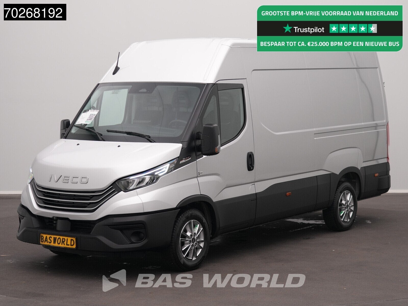 Iveco Daily 35S21 BPM VRIJ! 3.0L Automaat 210PK 3,5t Trekhaa, Autos, Neuf, Argent ou Gris, Achat, Euro 6