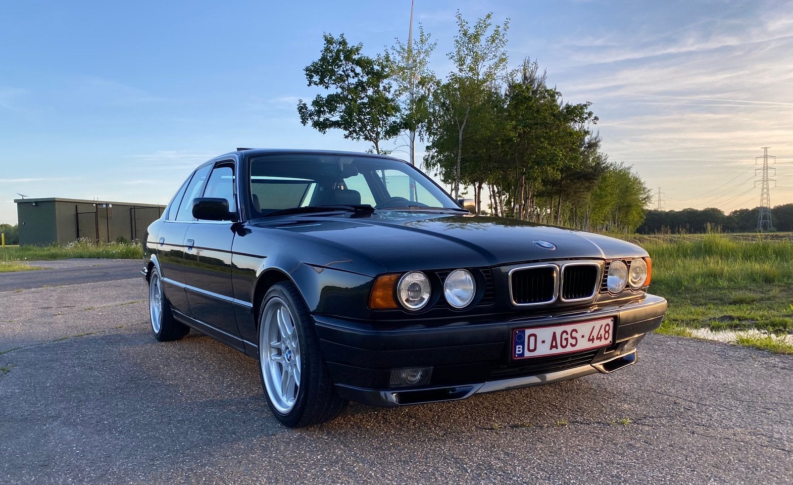 Bmw E34 540IA oldtimer, Auto's, Automaat, 4 deurs, Achterwielaandrijving, 4000 cc