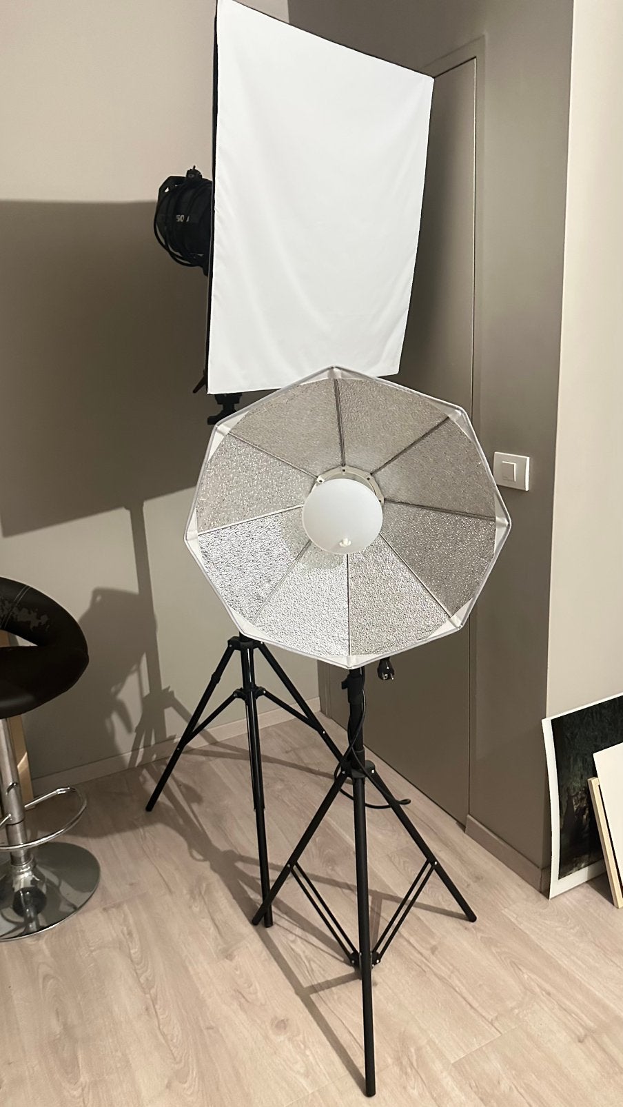 Studio flitsset Eliincheom BRX500, Audio, Tv en Foto, Ophalen, Zo goed als nieuw