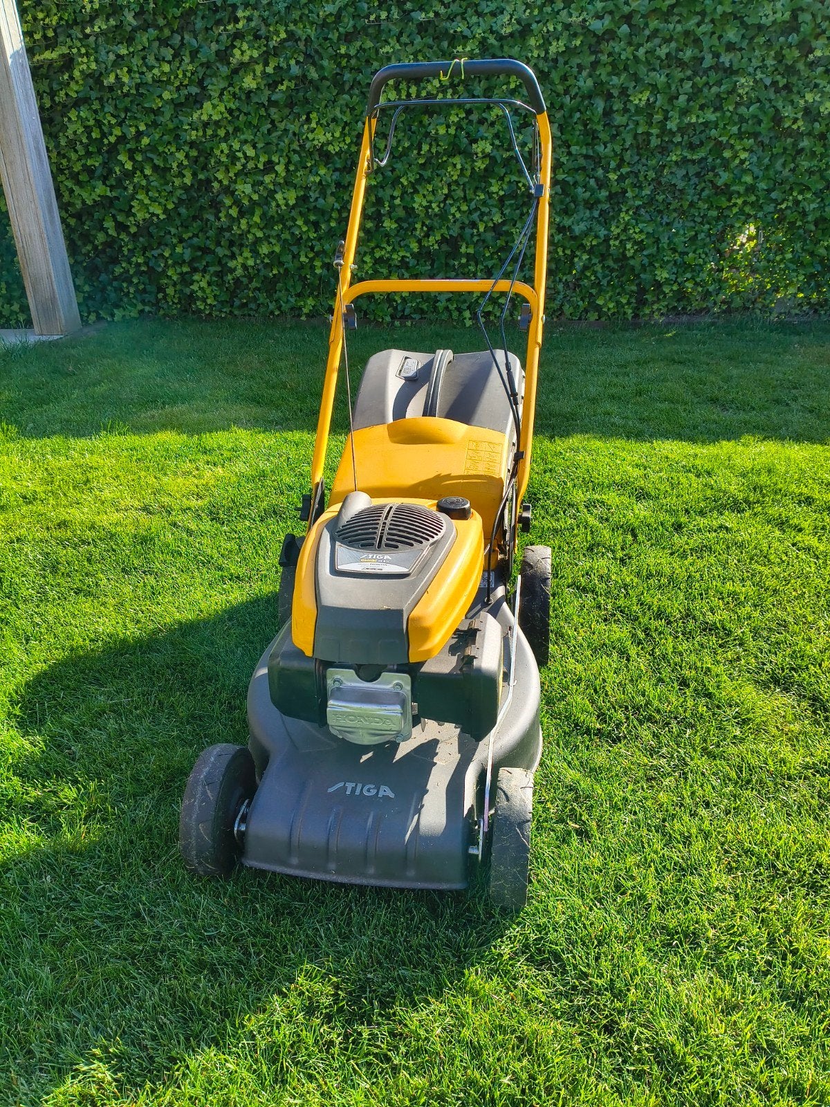 Stiga Combi 48 S H benzinemaaier met Honda motor (2016), Tuin en Terras, Grasmaaiers, Ophalen