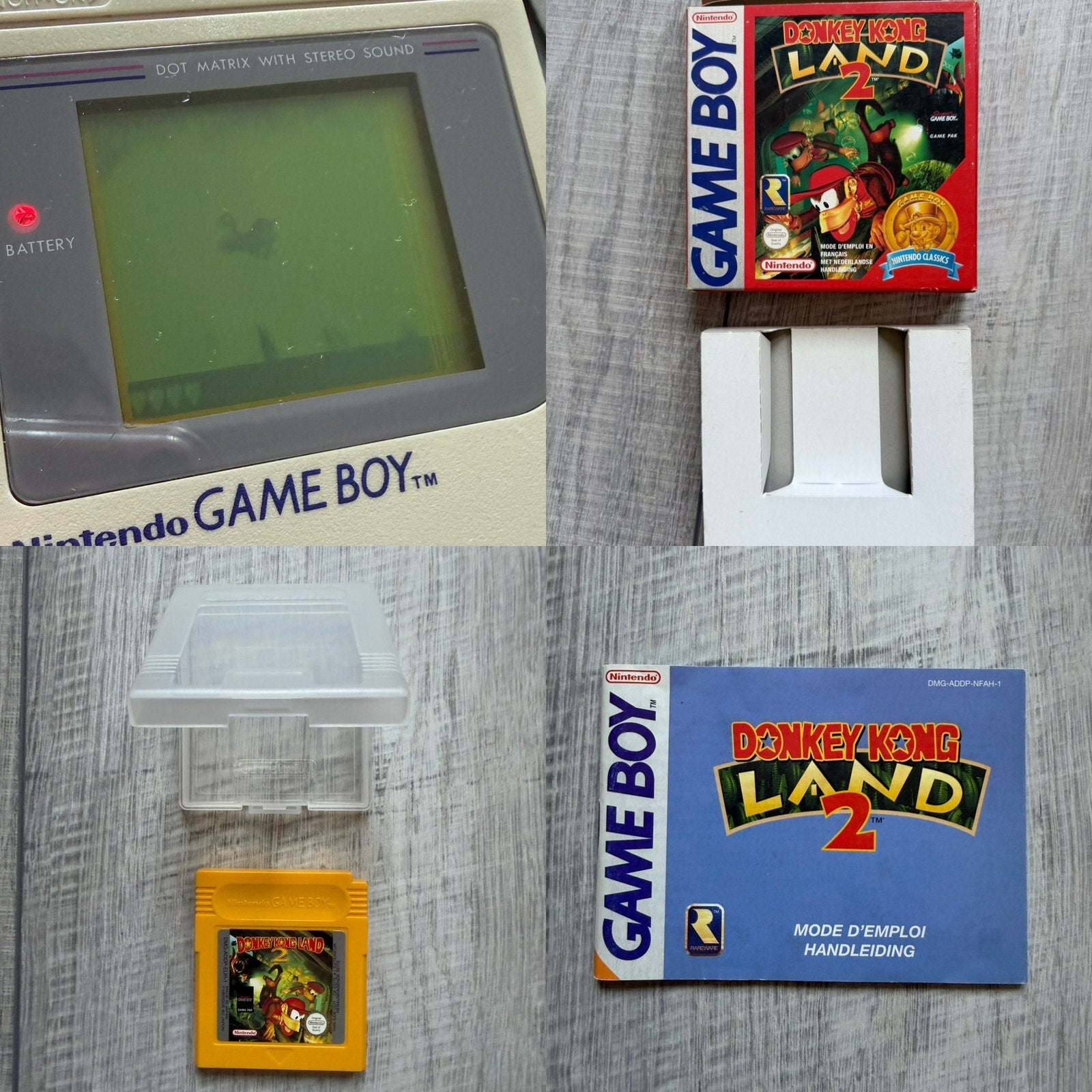 CIB Donkey Kong Land 2 (Game Boy), Games en Spelcomputers, Games | Nintendo Game Boy, Gebruikt, Ophalen