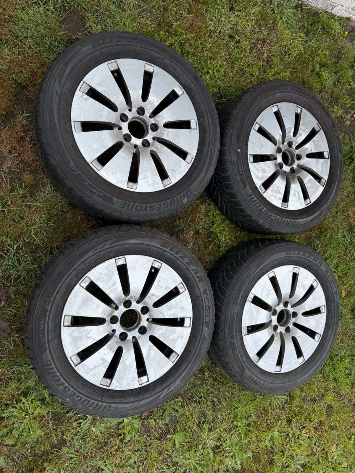 Mercedes c klasse velgen met banden met sensoren, Auto-onderdelen, Ophalen, Gebruikt, 16 inch, Banden en Velgen