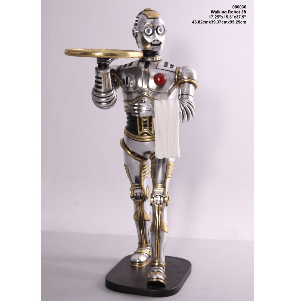 Walking Robot 3ft – Ober beeld Hoogte 95 cm, Verzamelen, Ophalen, Nieuw